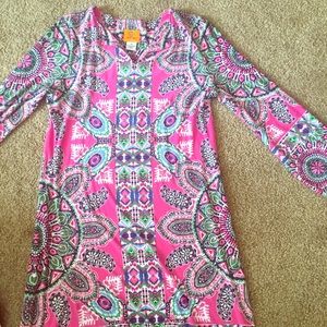 Ruby Rd Long Sleeve Jersey Dress